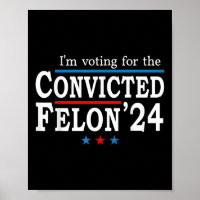 Trump 2024 verurteilte Felon, Im Voting Convicted