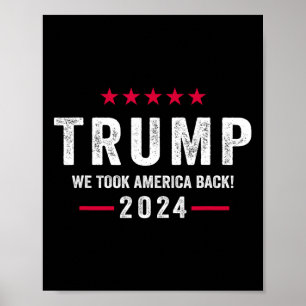 Trump 2024 Victory J.d.vance Präsident 47 Trump Wo Poster