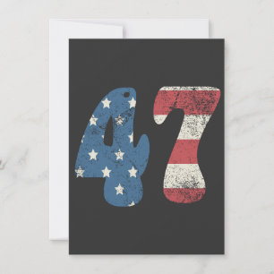 Trump 2024 Vintage Patriotische Amerikanische Flag