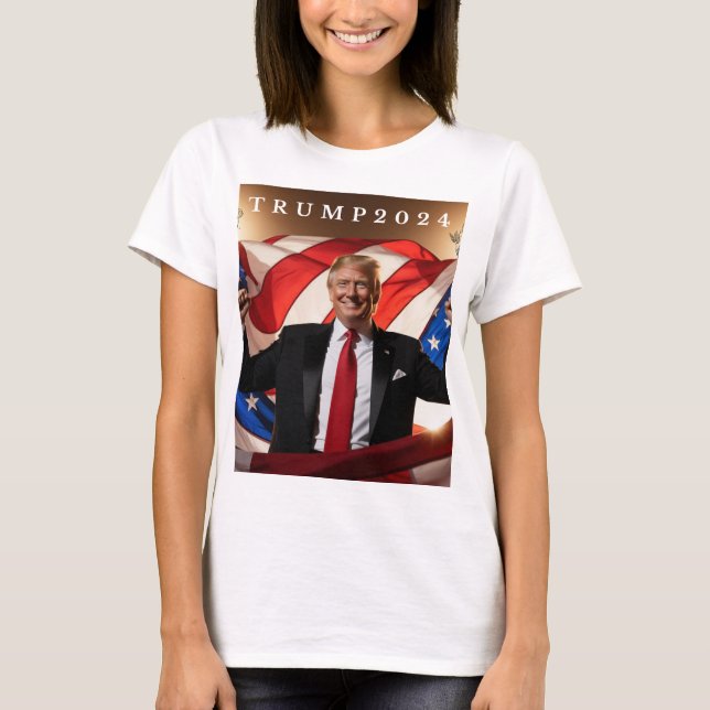 "Trump 2024 Vision: kühl und stolz T-Shirt (Vorderseite)