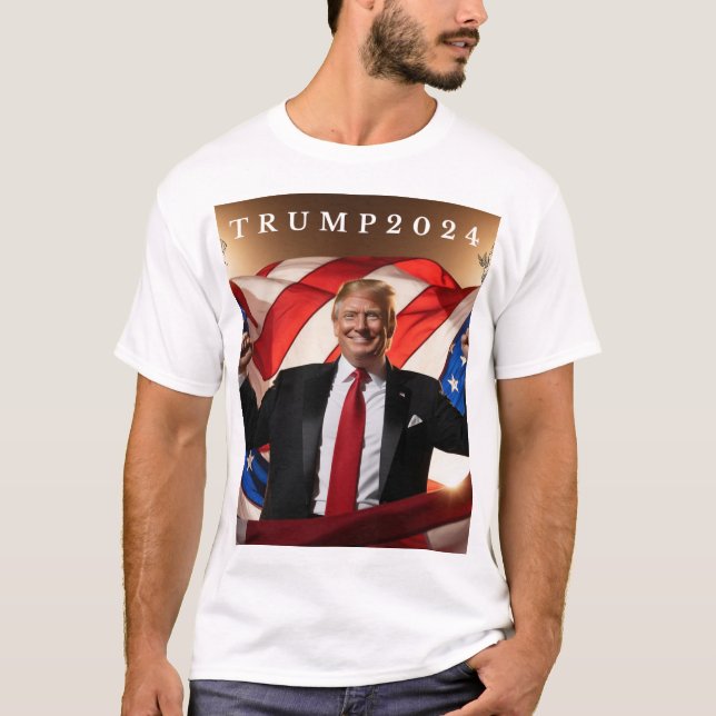 "Trump 2024 Vision: kühl und stolz T-Shirt (Vorderseite)