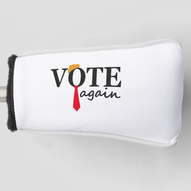 Trump 2024 Vote Again Patriotic American Geschenk Golf Headcover (Vorderseite)
