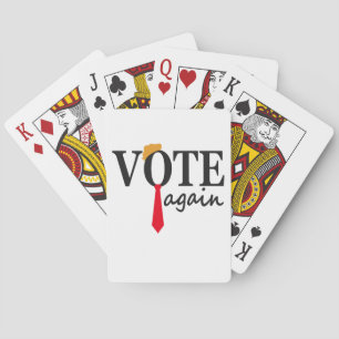 Trump 2024 Vote Again Patriotic American Geschenk Spielkarten