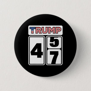 Trump 2024 Wahl 47 Siegeszug Präsident Inaug Button