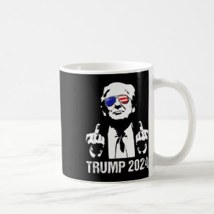 Trump 2024 Wahl Amerikanische Flagge Sungles Repub Kaffeetasse