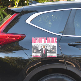 Trump 2024 Wahl Daddys Zuhause Pink Aufkleber