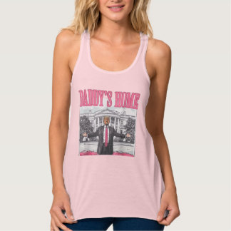 Trump 2024 Wahl Daddys Zuhause Pink Tank Top