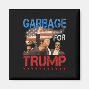 Trump 2024 Wahl Stolz darauf, Müll zu sein, stimme Magnet