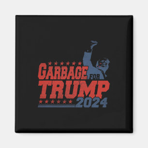 Trump 2024 Wahl Stolz, Müll zu sein, stimme für Tr Magnet