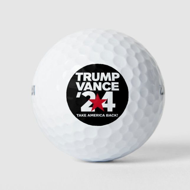 Trump 2024 Wahl Trump 2024 Golfball (Vorderseite)