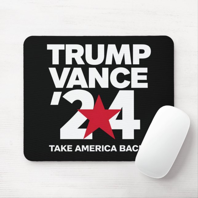Trump 2024 Wahl Trump 2024 Mousepad (Mit Mouse)