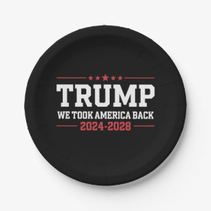Trump 2024 We Took America Back 47 USA Pappteller