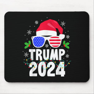 Trump 2024 Weihnachtsmannmütze Weihnachten Weihnac Mousepad