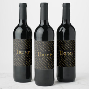 TRUMP 2024 WEINETIKETT
