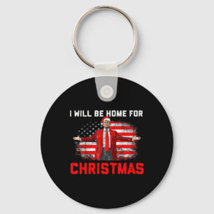 Trump 2024 werde ich zu Weihnachten Trump Weihnach Schlüsselanhänger