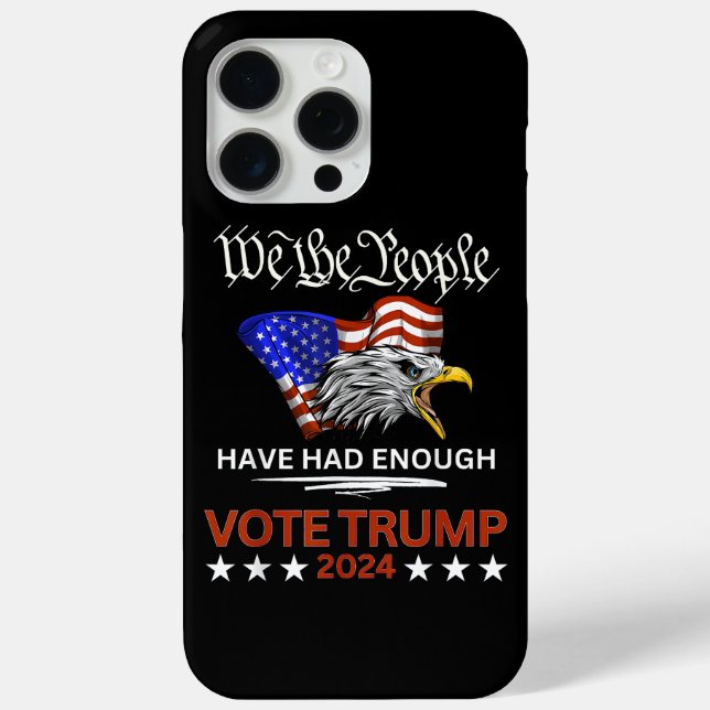 TRUMP 2024 Wir, die Menschen haben Case-Mate iPhone Hülle (Rückseite)