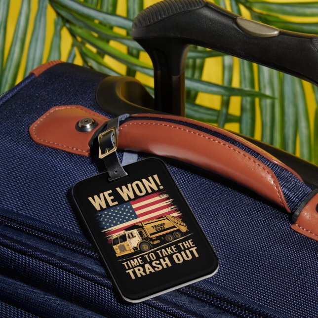 Trump 2024 Wir gewinnen den Sieg Einweihung 2025 Gepäckanhänger (Vorderseite Insitu 1)