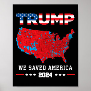 Trump 2024 Wir haben die Präsidentschaftswahlen in Poster