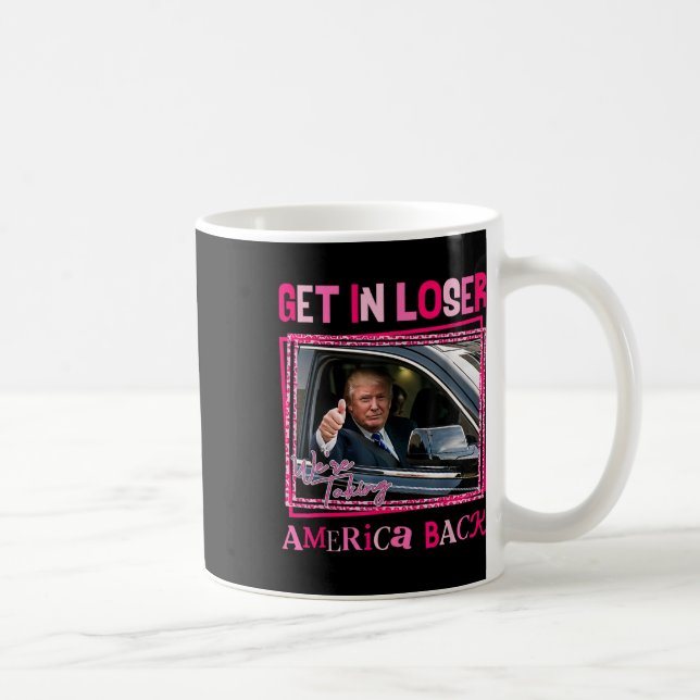Trump 2024 wird kleiner, und wir bringen Amerika z Kaffeetasse (Rechts)