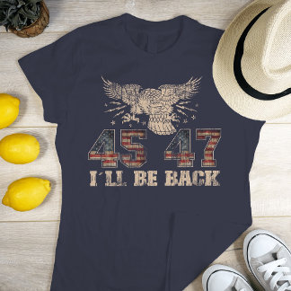 Trump 2024 wird wieder 45-47 Vintage amerikanische T-Shirt