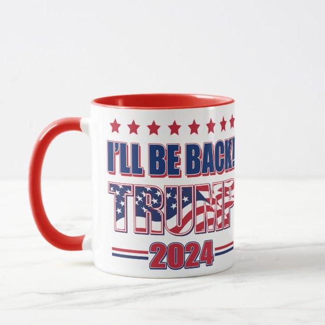Trump 2024 wird zurück sein tasse (Links)