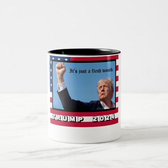 Trump 2024 zweifarbige tasse (Mittel)