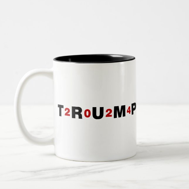 Trump 2024 zweifarbige tasse (Links)