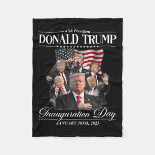 Trump 2025 47. Präsident Einweihung des Staat Fleecedecke
