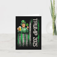 Trump 2025 American Flag Vintag St. Patricks Day