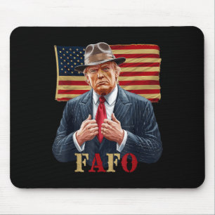 Trump 2025 American Flag Vintag St. Patricks Day Mousepad