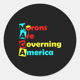 Trump 2025 Apparel Runder Aufkleber