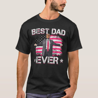 Trump 2025 Bester Vater je amerikanische Flagge Pa T-Shirt