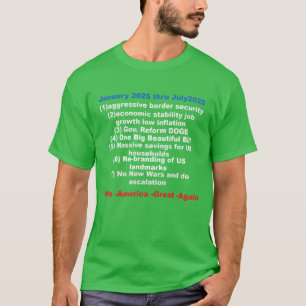 Trump 2025 Erfolge: Januar bis Juli T-Shirt