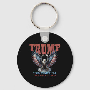 Trump 2025 Erobern Sie Amerika Byck Vintage Retro Schlüsselanhänger