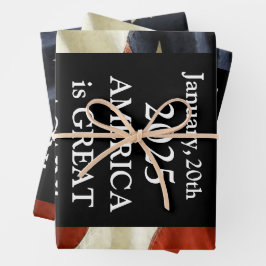 TRUMP 2025 GESCHENKPAPIER SET