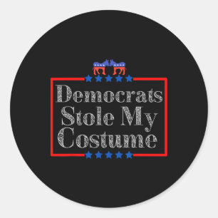 Trump 2025 Halloween-Kostüm2 Runder Aufkleber