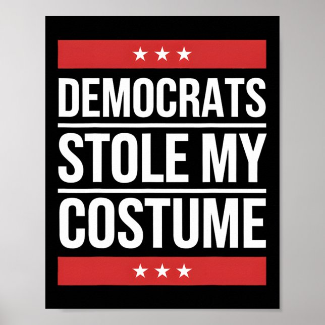Trump 2025 Halloween-Kostüm  Poster (Vorne)