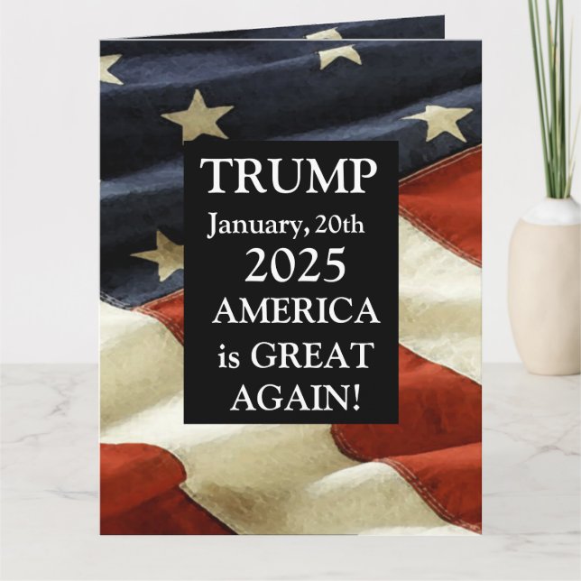 TRUMP 2025 KARTE (Vorderseite)