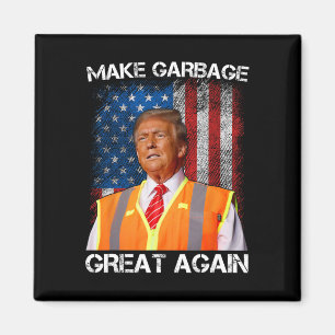 Trump 2025 Mach Müll großartig wieder Lustig für T Magnet