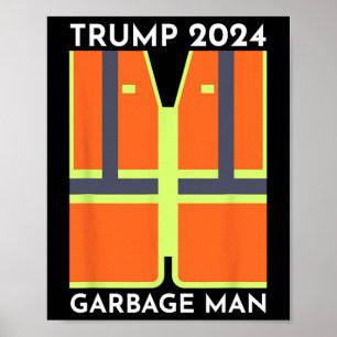 Trump 2025 Müllmann Lustiger Müll Patrioten Unters Poster