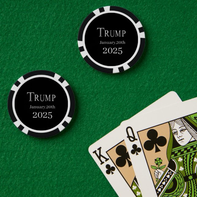 TRUMP 2025 POKERCHIPS (Pokertisch (doppelt))