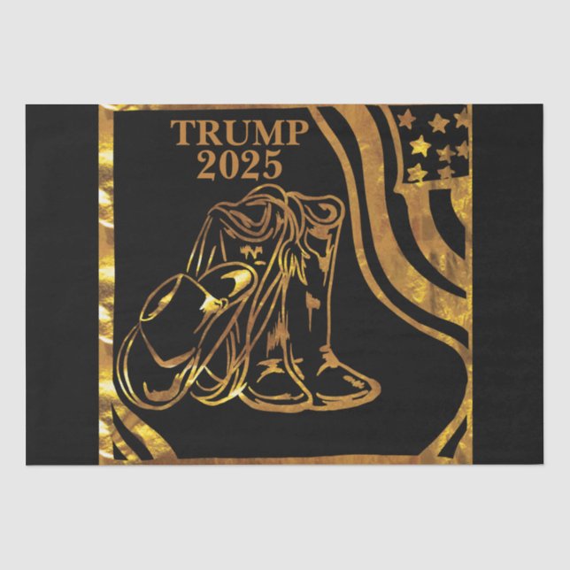 TRUMP 2025 SEIDENPAPIER (Vorderseite)