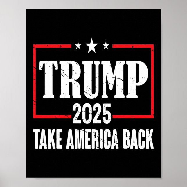 Trump 2025 Shirt - Trump Shirts for Men 2025 Poster (Vorne)