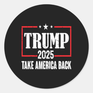 Trump 2025 Shirt - Trump Shirts for Men 2025 Runder Aufkleber