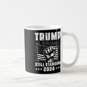 Trump 2025 Stehende Amerikanische Flagge Donald Tr Kaffeetasse