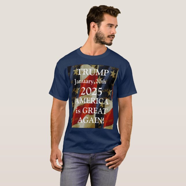 TRUMP 2025 T-Shirt (Vorne ganz)