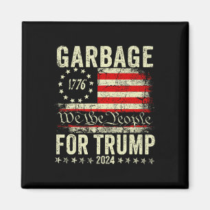 Trump 2025 Wahl Müll Abstimmung Für Trump Präsiden Magnet