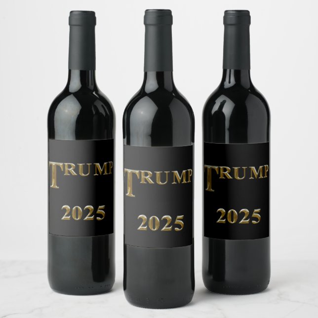 TRUMP 2025 WEINETIKETT (Flaschen)