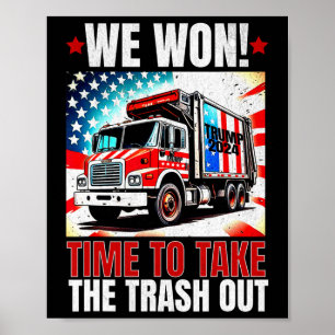 Trump 2025 Wir Gewannen Siege Sieg Amtseinführung Poster