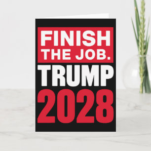 Trump 2028 Beende den Job Trump 2028 Karte